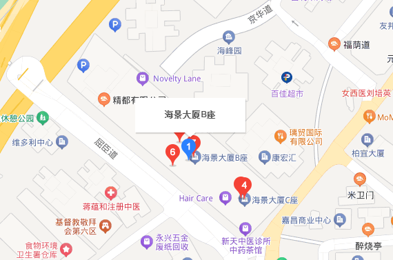 香港雅咏音响地图位置