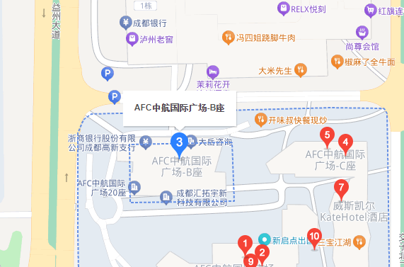 成都海恩视听地图位置